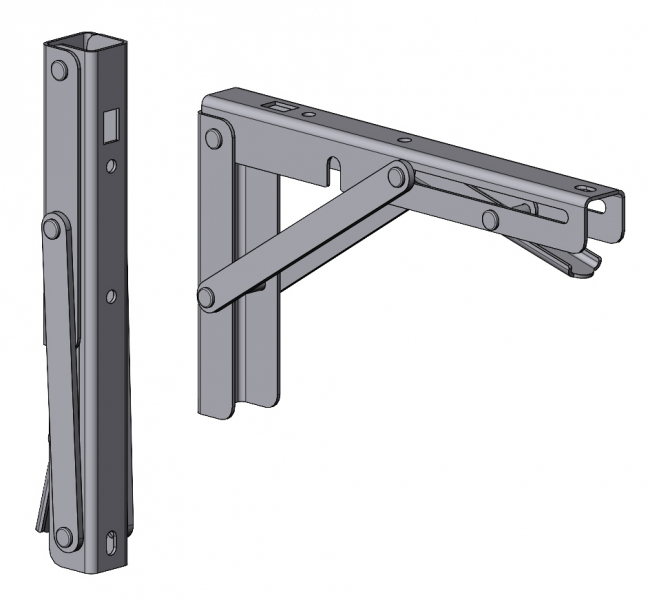 Klappkonsole, Tragarm, Träger, Wandbefestigung Konsole, Klappe, Scharnier, Stütze, Tragarm, Stütze, Träger, Wandbefestigung, fixierung