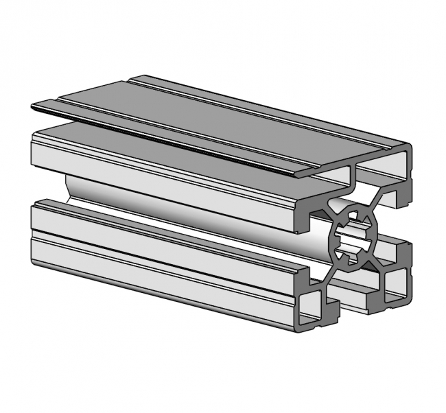 Klemmprofil 1N Nut10, Einfassprofil, Rahmenprofil Klemmprofil 1N Nut10, Einfassprofil, Rahmenprofil, Endprofil, Eckprofil, Aluminiumprofil, Systemprofil, Aluprofil, Maschinenbauprofil, Raster 30, Nut 8