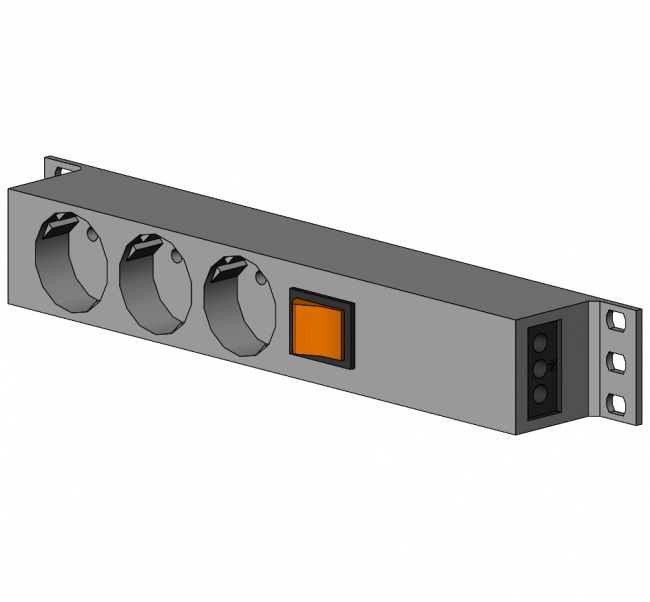 Steckdose, Strom, Stromverteiler, Multisteckdose, Schuko, Wieland, Schaltbare Steckdose, 3-Fach, 6-Fach