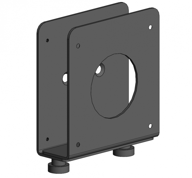 Mini-PC-Halter, VESA mini PC Halterung, VESA, Universelle Halterung für Media Player, Festplatten, Kabel, Satboxen