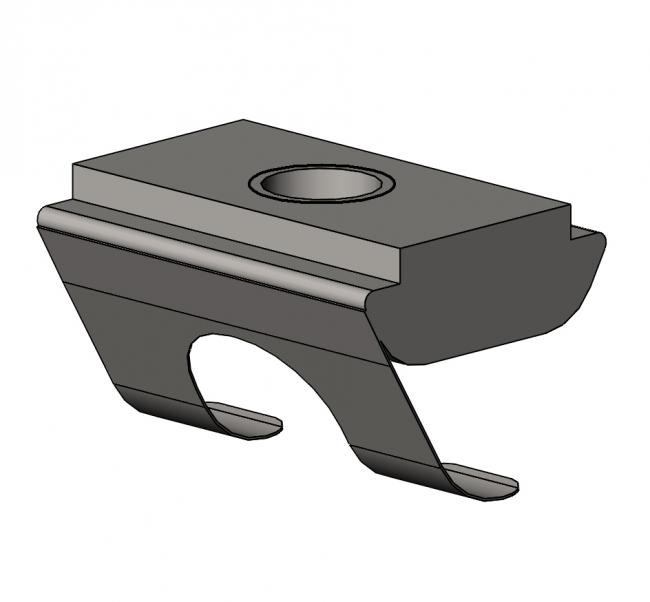 Nutenstein einschwenkbar Nut 10, Gewindeplatte, Rhombusstein Profilzubehör, NS, N-Stein, Gewindeplatte, Rhombusstein, Aluprofiltechnik