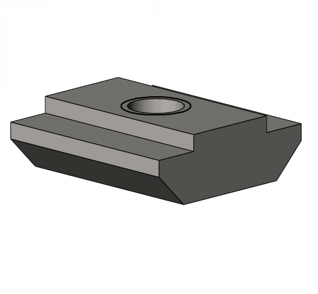 Nutenstein Nut 6, Gewindeplatte, Rhombusstein Profilzubehör, NS, N-Stein, Gewindeplatte, Rhombusstein, Aluprofiltechnik