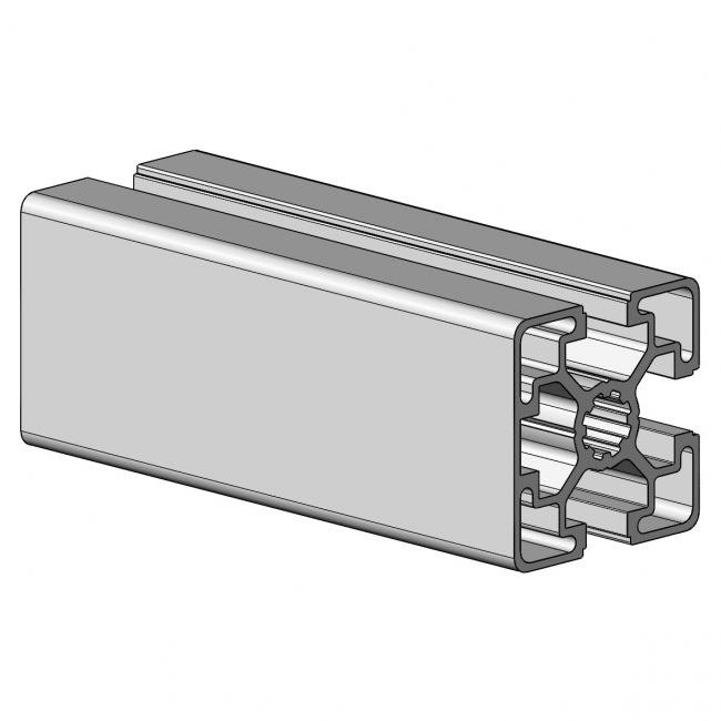 Profil 45 x 45 3N, Profil 45, 3N, Profil, Grundprofil, Aluminiumprofil, Systemprofil, Aluprofil, Maschinenbauprofil, Raster 45, Nut 10, Aluprofiltechnik