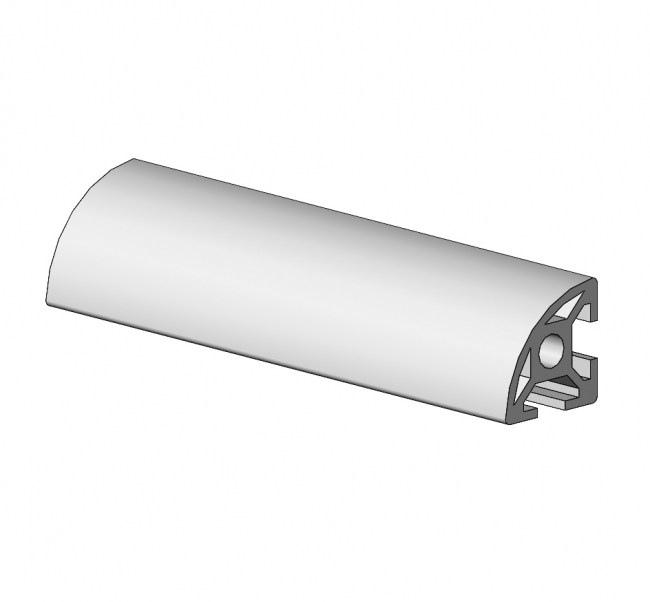 Profil 20 x 20 Radius, Profil 20, Profil, Grundprofil, Radius