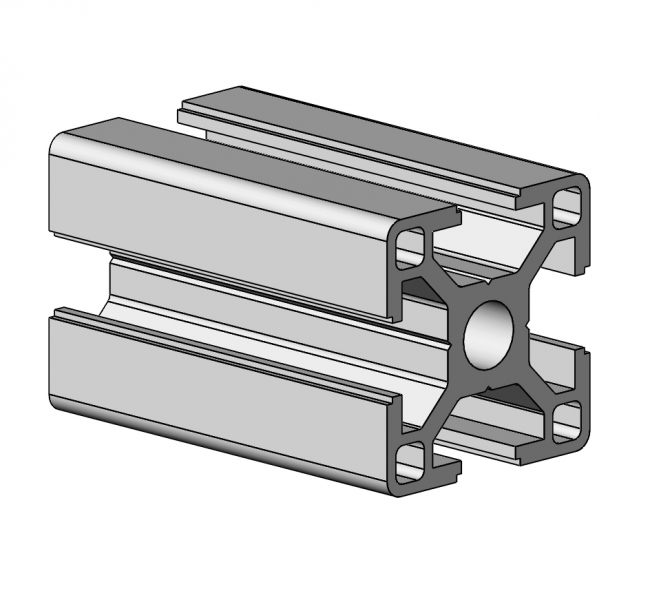 Profil 30 x 30, Aluminiumprofil, Systemprofil, Maschinenbauprofil Profil 30 x 30  Profil 30, Profil, Grundprofil, Aluminiumprofil, Systemprofil, Aluprofil, Maschinenbauprofil, Raster 30, Nut 8, Aluprofiltechnik