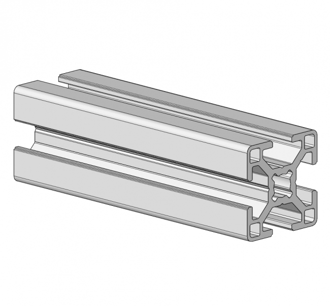 Profil 30 x 30  Profil 30, Profil, Grundprofil, Aluminiumprofil, Systemprofil, Aluprofil, Maschinenbauprofil, Raster 30, Nut 8, Aluprofiltechnik
