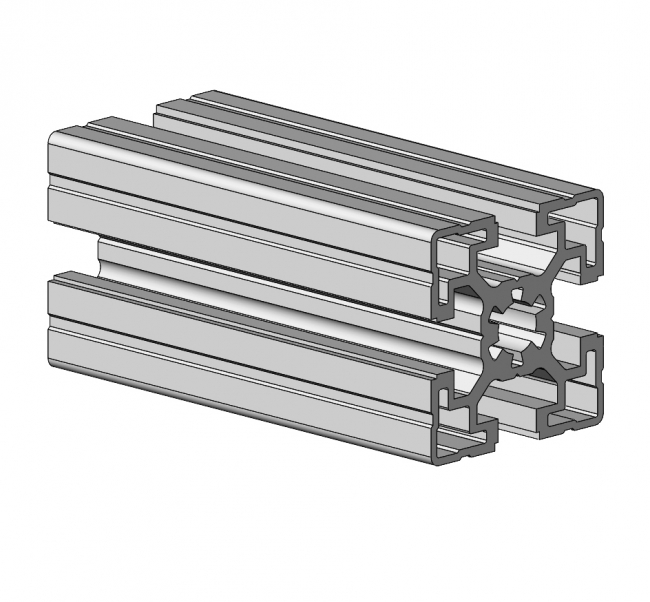 Profil 45 x 45, Aluminiumprofil, Systemprofil, Maschinenbauprofil Profil 45 x 45, Profil 45, Profil, Grundprofil, Aluminiumprofil, Systemprofil, Aluprofil, Maschinenbauprofil, Raster 45, Nut 10, Aluprofiltechnik