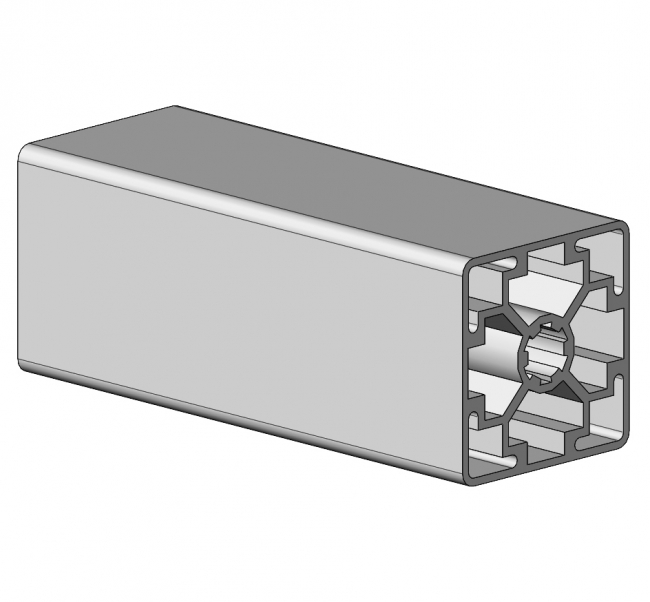 Aluminiumprofil, Systemprofil, Aluprofil, Maschinenbauprofil, Raster 45, Nut 10, Aluprofiltechnik