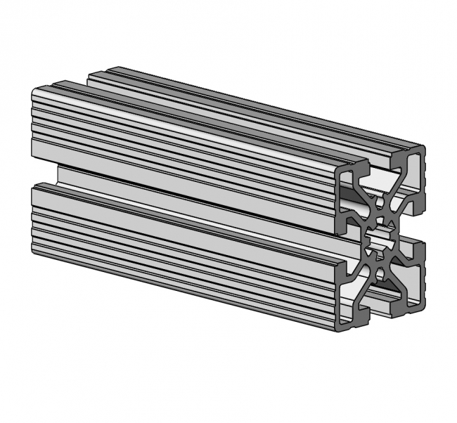 Profil 45 x 60, Aluminiumprofil, Systemprofil, Maschinenbauprofil Profil 45 x 60, Profil 45, Profil, Grundprofil, Aluminiumprofil, Systemprofil, Aluprofil, Maschinenbauprofil, Raster 45, Nut 10, Aluprofiltechnik