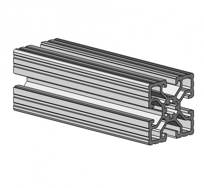 Profil 50 x 50, Aluminiumprofil, Systemprofil, Maschinenbauprofil Profil 50 x 50, Profil 50, Profil, Grundprofil, Aluminiumprofil, Systemprofil, Aluprofil, Maschinenbauprofil, Raster 50, Nut 10, Aluprofiltechnik