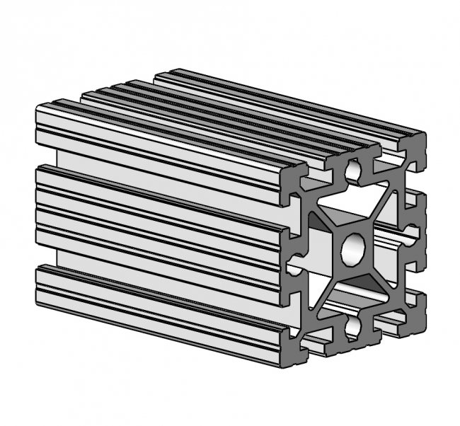 Profil 90 x 90, Aluminiumprofil, Systemprofil, Maschinenbauprofil Profil 90 x 90, Profil 90, Profil, Grundprofil, Aluminiumprofil, Systemprofil, Aluprofil, Maschinenbauprofil, Raster 45, Nut 10, Aluprofiltechnik