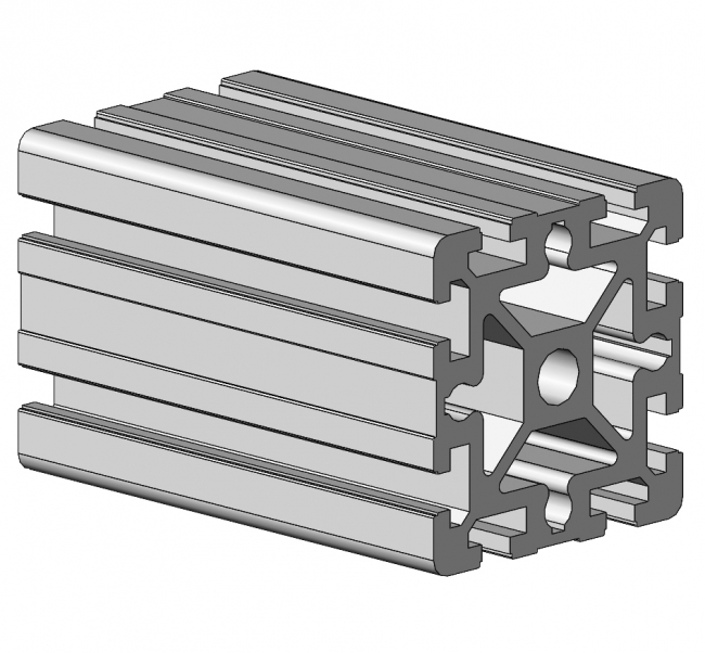 Profil 90 x 90, Profil 90, Profil, Grundprofil, Aluminiumprofil, Systemprofil, Aluprofil, Maschinenbauprofil, Raster 45, Nut 10, Aluprofiltechnik