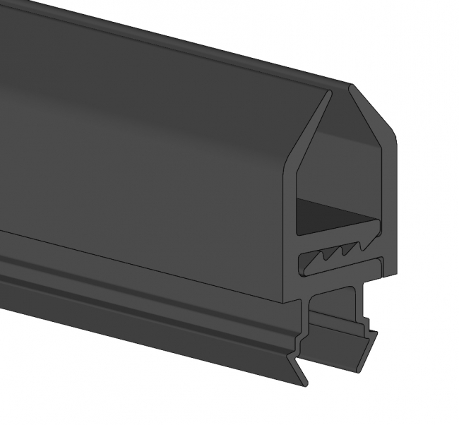 Schutzscheibenprofil, Flächenelement, Türenelement Flächenelement, Türenelement, Platten, Scheiben, Schutzeinhausung, einfassen, Klemmen, Dichten, Fixieren