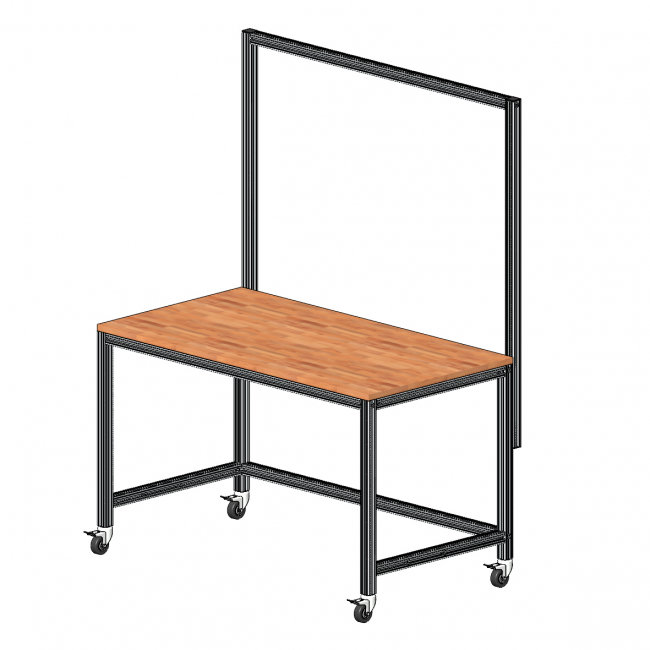 Werkbank, Montageplatz, rollbar, Logistikplatz, Logistikarbeitsplatz, Versandplatz, Systemplatz, Modular, Arbeitstisch, Arbeitsstation