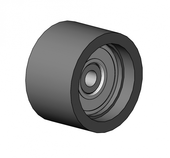 Tragrolle ohne Führung, Lineartechnik, Linearrollen Lineareinheit, Lineartechnik, Linearrollen, Linearschlitten, Gleitschiene, Rollschiene, Lastschlitten