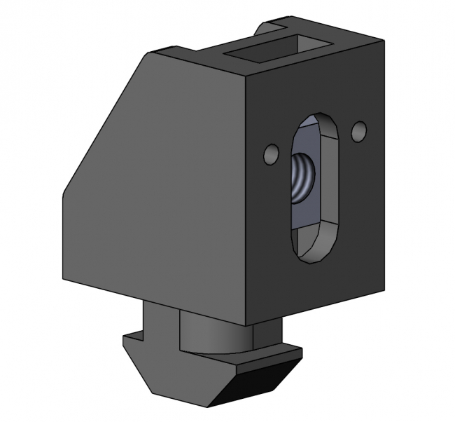 Uniblock Nut 10, Scheibenblock, Distanzblock Scheibenblock, Distanzblock, Wellengitter, Flächenelement, Platten, Schreiben, Schutzeinhausung, einfassen, Klemmen, Dichten, Fixieren, Aluprofiltechnik