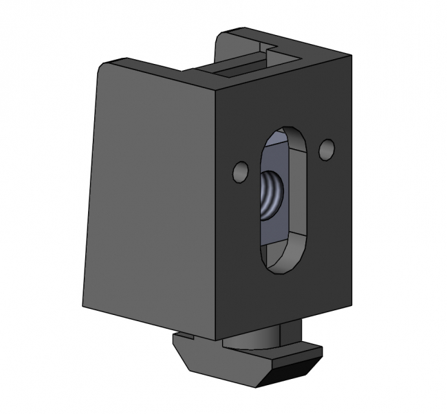Uniblock Nut 8, Scheibenblock, Distanzblock Scheibenblock, Distanzblock, Wellengitter, Flächenelement, Platten, Schreiben, Schutzeinhausung, einfassen, Klemmen, Dichten, Fixieren, Aluprofiltechnik