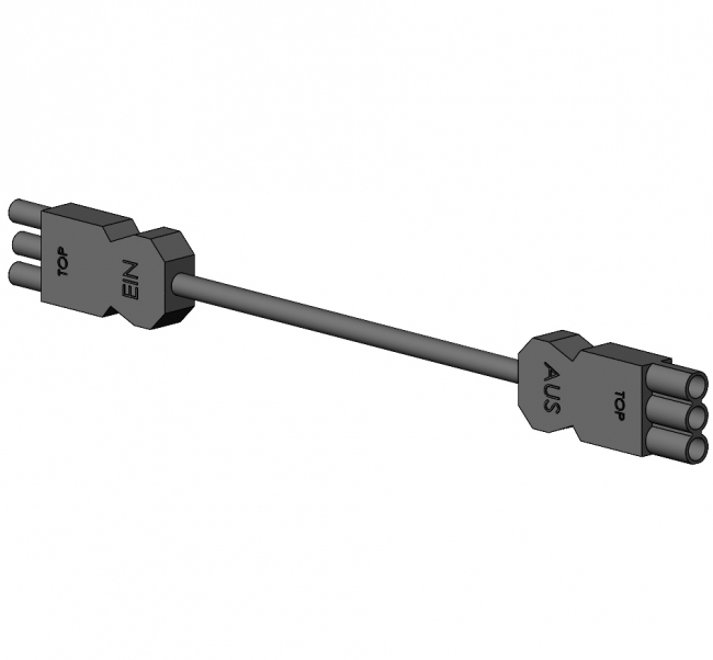 Stromkabel, Anschlusskabel, Leitung, Stromzufuhr, Anschlusskabel, Kaskadierbar, Wieland