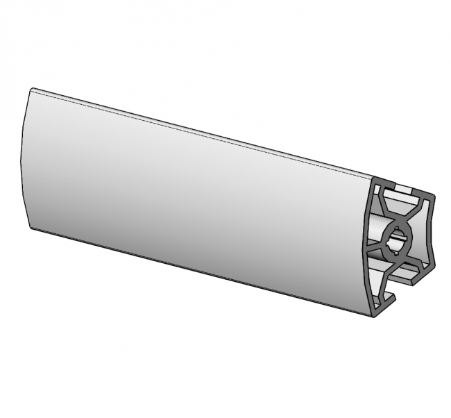 Winkelprofil 30 x 45°, Aluminiumprofil, Systemprofil, Maschinenbauprofil Winkelprofil 30 x 45°, Profil 30, Profil, Grundprofil, Winkel, Winkelprofil