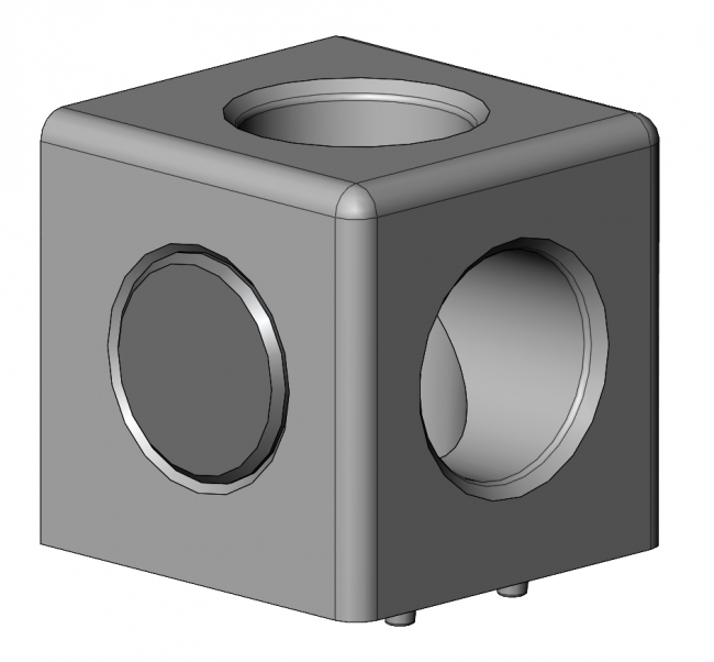 Würfelverbinder für 2 Profile mit Magnet, Magnetverbinder, Magnetwürfel Magnetverbinder, Magnetwürfel, Würfelmagent, Eckverbinder, Knotenverbinder, Rahmenverbinder, Gehäußeverbinder, Würfel, Außenverbinder, Verbinder, Verbindungselement